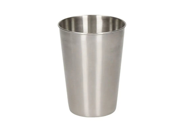 Metallo Edelstahlbecher 270 ml in Silber, Kompakt & Elegant für den Alltag TK Gruppe® Grosshandel 