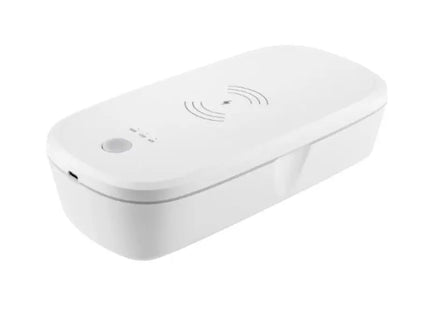 Metmaxx Charge&CleanStation ProUV in Weiß-Grau – Multifunktional & Modern TK Gruppe® Grosshandel 