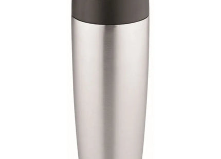 Metmaxx CremaExtensaMetallica 380ml - Thermotasse in Silber-Schwarz TK Gruppe® Grosshandel 