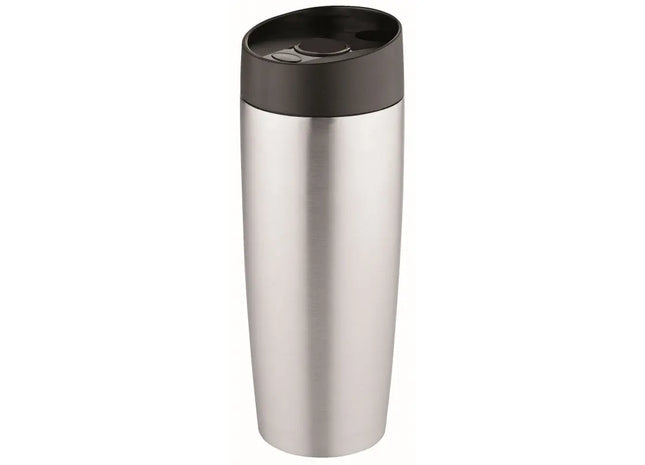 Metmaxx CremaExtensaMetallica 380ml - Thermotasse in Silber-Schwarz TK Gruppe® Grosshandel 