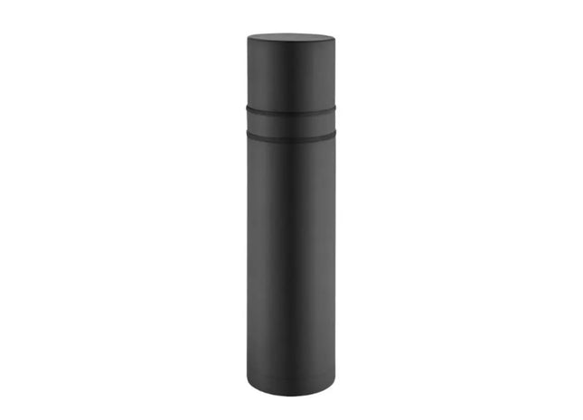 Metmaxx DoubleCupDesign 750 ml Isolierflasche, Tiefschwarz TK Gruppe® Grosshandel 