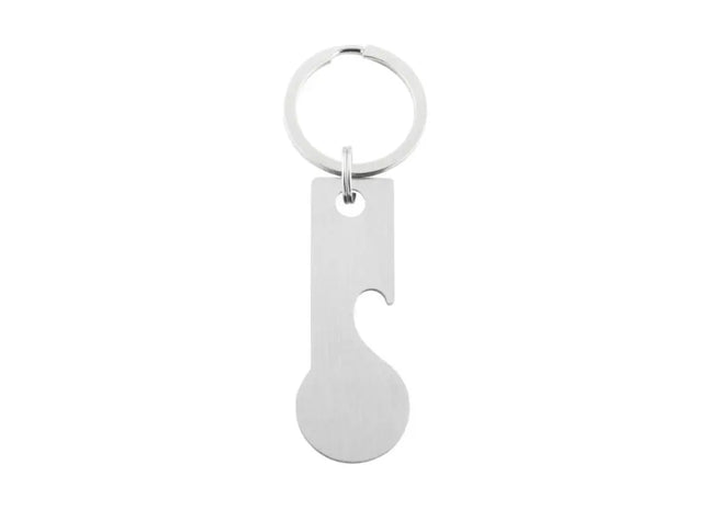 Metmaxx EK-Schlüsselanhänger 'Style&Open' - Modernes Silber TK Gruppe® Grosshandel 