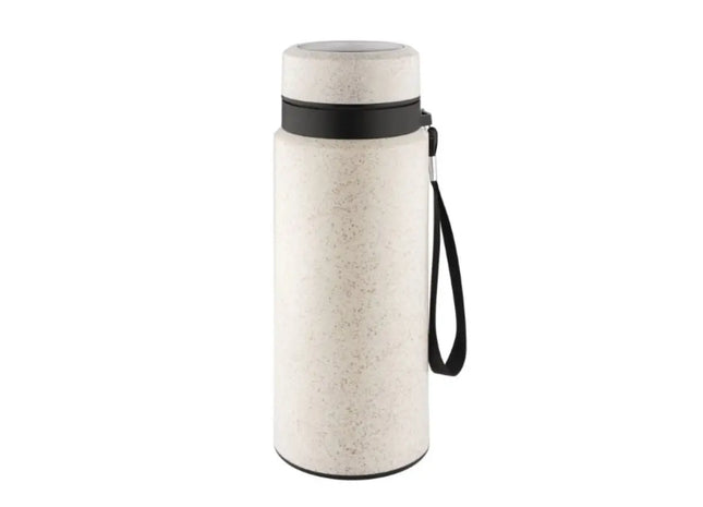 Metmaxx Eco2Go XL Glastrinkflasche 550ml - Beige, Silber, Schwarz TK Gruppe® Grosshandel 