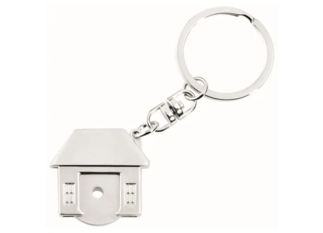 Metmaxx Einkaufschiphalter 'House' - Elegantes Silberdesign TK Gruppe® Grosshandel 