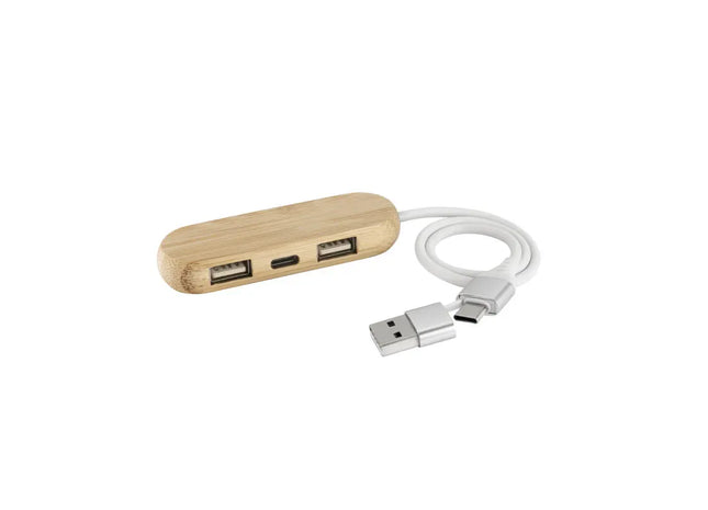 Metmaxx Hub MultiHub&Charge - Braun-Weiß TK Gruppe® Grosshandel 