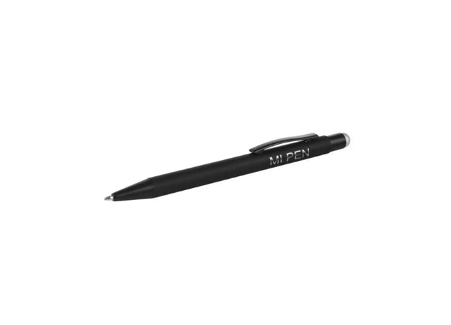 Metmaxx Kugelschreiber BusinessLogo Antibac - Schwarz-Silber Hygienischer, Eleganter Schreibstift TK Gruppe® Grosshandel 