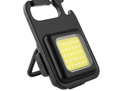 Metmaxx LED MegaBeam Lampe MiniSquareLightReCharge - Schwarz, kompakt und wiederaufladbar TK Gruppe® Grosshandel 