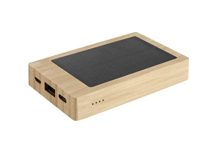 Metmaxx SolarBankProBamboo - Öko-Solar Powerbank aus Bambus TK Gruppe® Grosshandel 