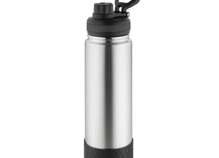 Metmaxx TheOneDeLuxe 600 ml Isolierflasche, Schwarz-Silber TK Gruppe® Grosshandel 