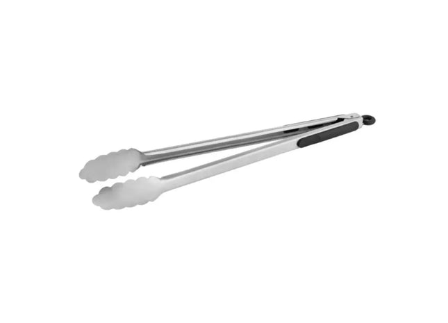 Metmaxx Thrill4GrillZange – Edle Grillzange in Schwarz-Silber TK Gruppe® Grosshandel 