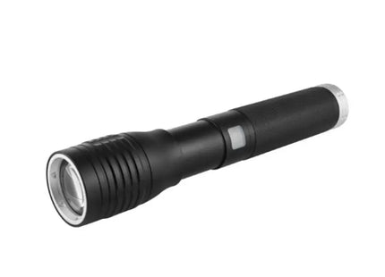 Metmaxx WorklightProRecharge - schwarz & silber Leistungsstarkes wiederaufladbares Arbeitslicht TK Gruppe® Grosshandel 