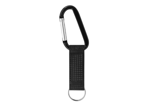 Metmaxx 'ImageClick' Schlüsselanhänger in Schwarz-Carbon: Eleganter Schlüsselorganisator TK Gruppe® Grosshandel 
