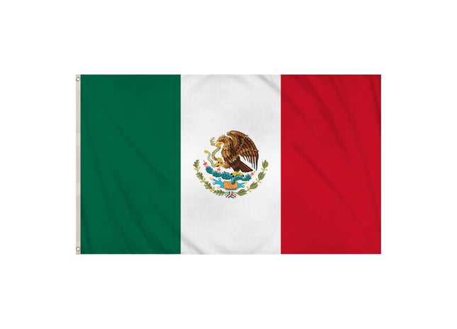 Mexikanische Flagge, 5 x 3 Fuß, großes, langlebiges Outdoor-Nationalbanner von Mexiko TK Gruppe® Grosshandel 