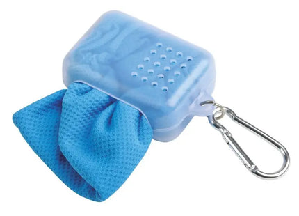 Microfaser-Kühlhandtuch COOL DOWN - Blau – Erfrischend, leicht und vielseitig TK Gruppe® Grosshandel 