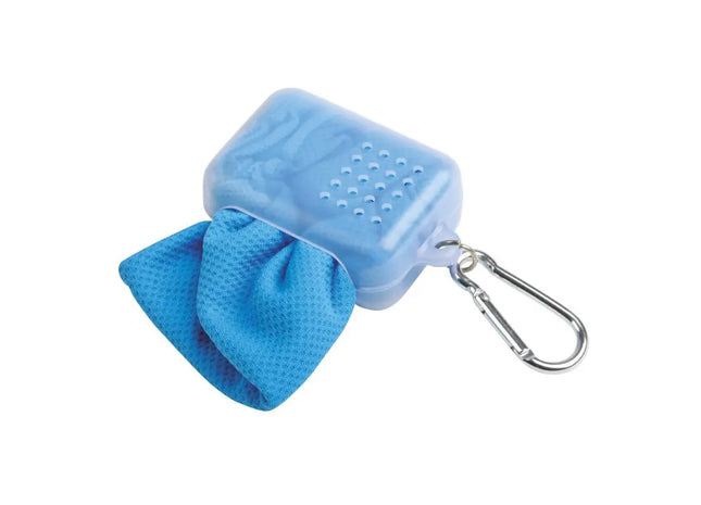 Microfaser-Kühlhandtuch COOL DOWN - Blau – Erfrischend, leicht und vielseitig TK Gruppe® Grosshandel 