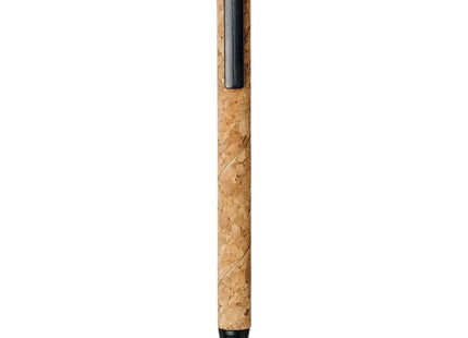 Midar Kugelschreiber aus Kork und Weizenstroh - Natürliches Design, Schwarz, Schwarze Mine TK Gruppe® Grosshandel 