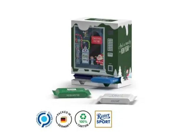 Midi Adventsautomat mit Ritter SPORT Mini-Schokoladenmix TK Gruppe® Grosshandel 