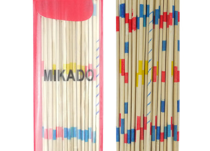 Mikado-Spielesticks, 41Er-Pack, Holz, 19,3 cm – Perfekt für Geschicklichkeitsplayele & Familienabende TK Gruppe® Grosshandel 