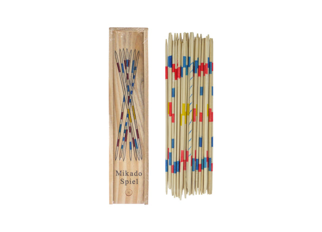 Mikado-Spielset 19,3 cm, 41 Teile, klassisches historisches Spiel für Familien TK Gruppe® Grosshandel 