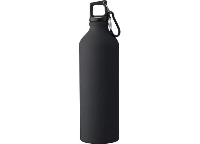 Miles Aluminium-Wasserflasche, 500ml, Mattschwarz TK Gruppe® Grosshandel 