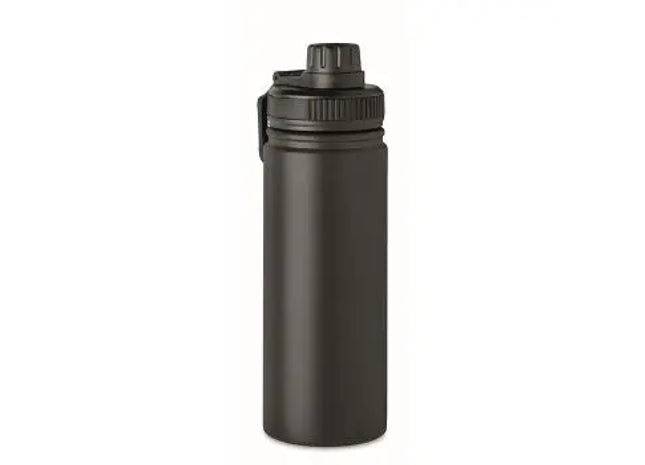 Mili 500 ml Doppelwandige Isolierflasche - Schwarz, Stilvolle und funktionale Thermosflasche TK Gruppe® Grosshandel 