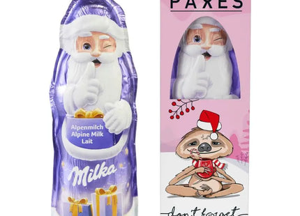 Milka Schoko-Weihnachtsmann in personalisierter Geschenkbox - Bedruckbar & Festlich TK Gruppe® Grosshandel 
