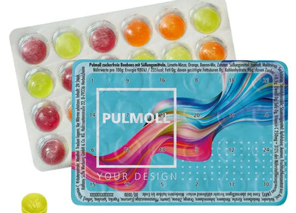 Mini-Adventskalender mit Pulmoll Pastillen, kompakt und gesundheitsbewusst TK Gruppe® Grosshandel 