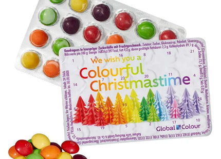 Mini-Adventskalender mit SKITTLES und personalisiertem Druck TK Gruppe® Grosshandel 