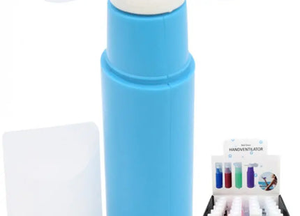 Mini Fächer 10.5x3.2cm in Displaybox, Sortierte Farben - Kompakte Handventilatoren TK Gruppe® Grosshandel 