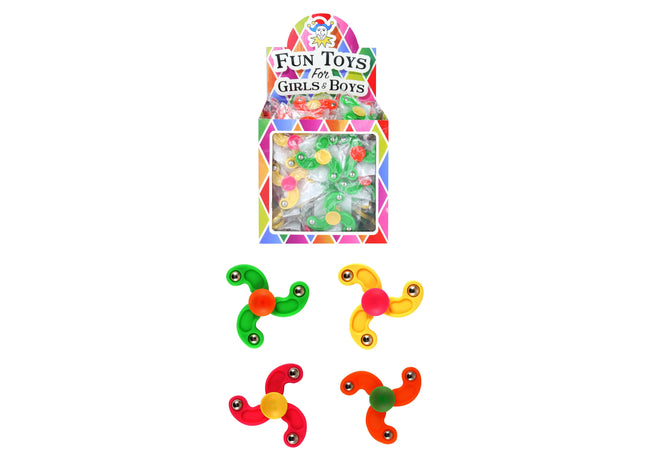 Mini-Fingerspinner, 6 cm, 4 verschiedene Farben TK Gruppe® Grosshandel 