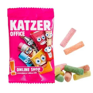 Mini HITSCHIES Sauer Mix in personalisierter Verpackung – Süß und sauer TK Gruppe® Grosshandel 