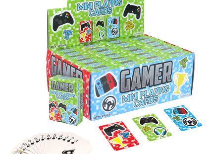 Mini-Karts für Gamer, 6 x 4 cm, 3 verschiedene Designs - Kompaktes Kartenspiel-Set TK Gruppe® Grosshandel 