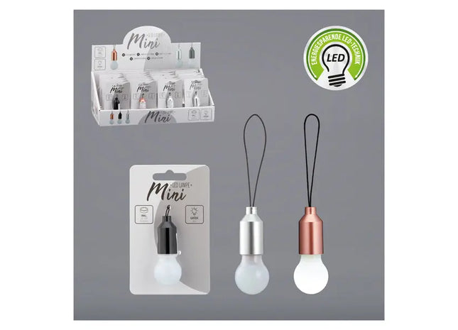 Mini LED Lampen Set, 3 Stück, Energiesparend, 6cm Hoch TK Gruppe® Grosshandel 