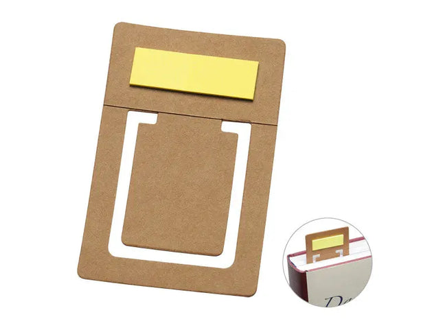 Mini-Lesezeichen in Beige – Kompakte Haftnotizen für effizientes Markieren und Notieren TK Gruppe® Grosshandel 