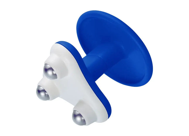 Mini-Massager REFLECTS-CATAMARCA in Blau-Weiß – Kompakte Entspannungshilfe TK Gruppe® Grosshandel 