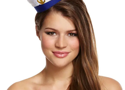 Mini Matrosenhut Stirnband - Maritimes Kostümzubehör Für Themenpartys TK Gruppe® Grosshandel 