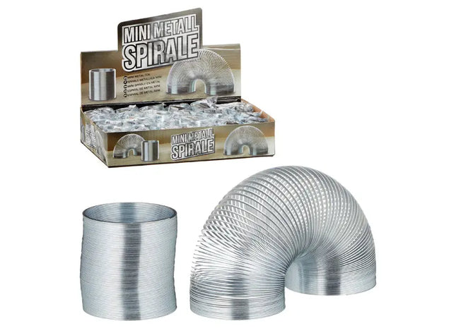 Mini Metallspirale, Durchmesser 3,5 cm – Kompaktes Federspielzeug TK Gruppe® Grosshandel 