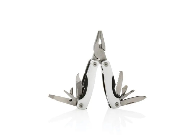 Mini Multitool in Silber-Schwarz - Kompakt & Vielseitig für den Alltag TK Gruppe® Grosshandel 