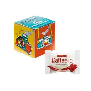Mini Promo-Würfel mit Raffaello – Personalisiertes Design TK Gruppe® Grosshandel 