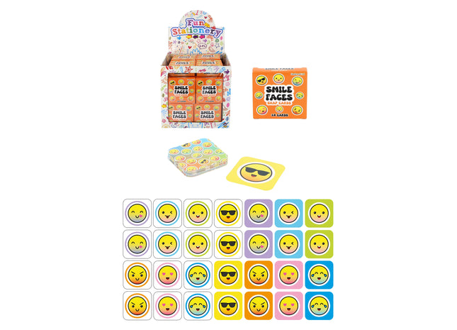 Mini Smile Schnappspiel, 28 Karten, 5x5 cm TK Gruppe® Grosshandel 