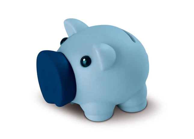 Mini-Sparschwein - hellblau, kleines Sparschwein für Kinder und Erwachsene TK Gruppe® Grosshandel 
