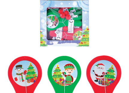 Mini-Spinntrommel-Weihnachtsspielzeug, 10 cm, erhältlich in 3 Farben und Designs TK Gruppe® Grosshandel 