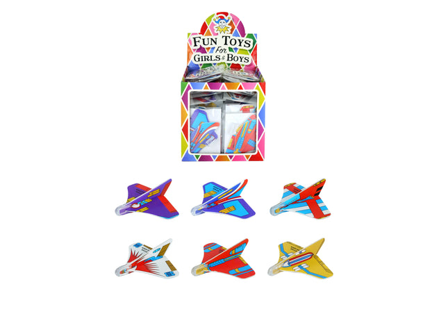Mini-Sterngleiter, 9 cm, verschiedene Designs – Flugspielzeug für Kinder TK Gruppe® Grosshandel 