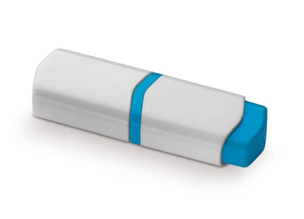 Mini Textmarker in Weiß & Blau - Kompakt und Effektiv für Notizen TK Gruppe® Grosshandel 