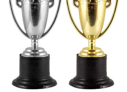 Mini-Trophäe 10cm - Erhältlich in Gold und Silber, Ideal für Auszeichnungen und Preise TK Gruppe® Grosshandel 