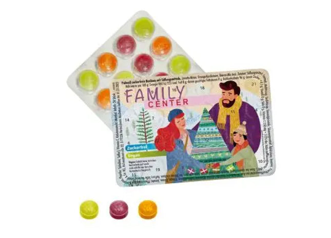 Mini-Weltrekord Adventskalender mit Pulmoll Pastillen & Individualdruck TK Gruppe® Grosshandel 
