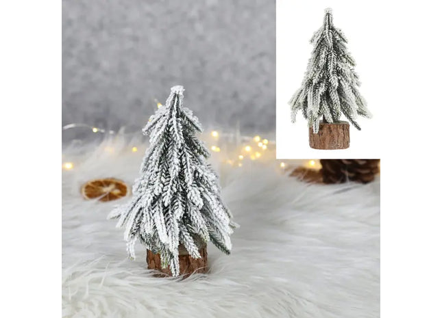 Mini-Wintertannenbaum, Festlicher Tischschmuck, Ca. 20cm Hoch TK Gruppe® Grosshandel 
