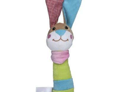 MiniFeet Bunter Greifling Hase mit Rassel - Multifarben TK Gruppe® Grosshandel 