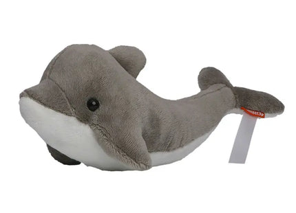 MiniFeet Delfin Lars - grau - Stoffdelfin, Kuscheltier, Plüschdelfin TK Gruppe® Grosshandel 