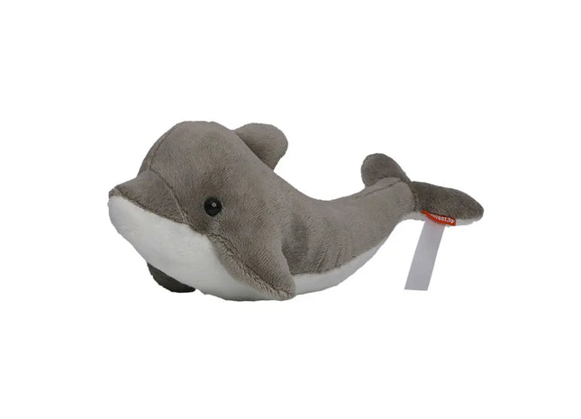 MiniFeet Delfin Lars - grau - Stoffdelfin, Kuscheltier, Plüschdelfin TK Gruppe® Grosshandel 